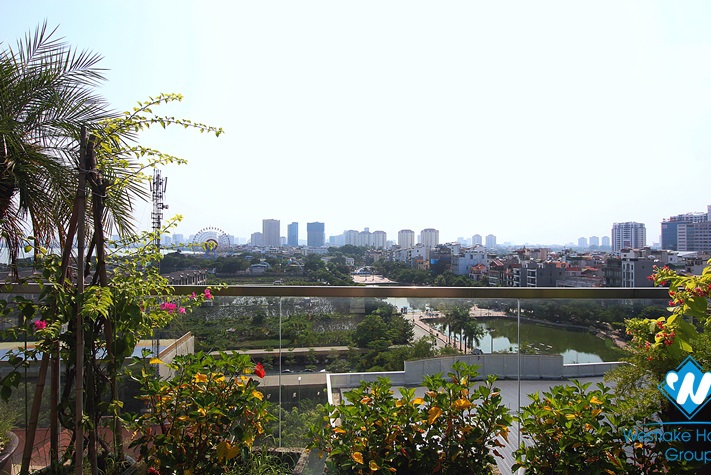 A state-of-the-art three bedroom apartment on the top floor on Trinh Cong Son, Tay Ho district